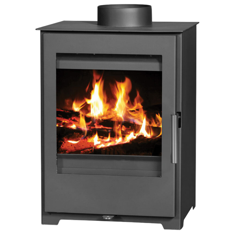 Soba pe lemne Victoria 05 Parma SL, 5 kW, clasa energetica A, dimensiuni compacte, negru - imagine principală