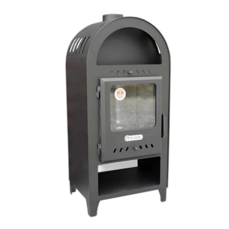 Soba (semineu) pe lemne si brichete, cu bolta, 9 kW, Kalde, KLD9-14900 - imagine 2