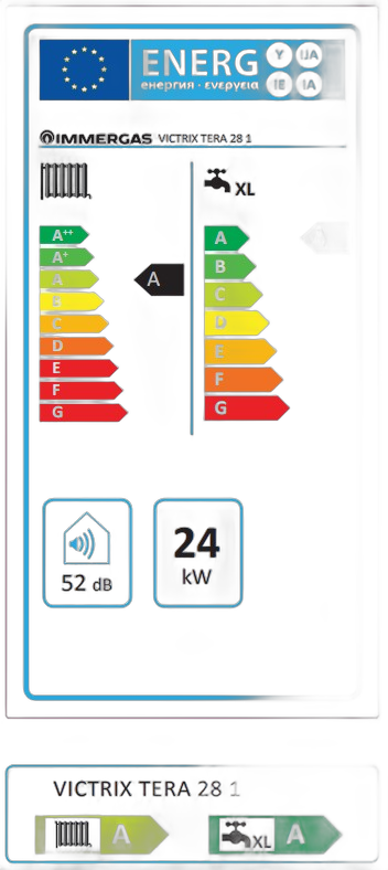 Centrala termica pe gaz in condensare Immergas Victrix TERA 24/28 1 ERP 24 kW - imagine 3