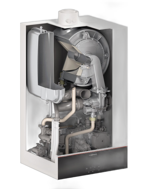 Centrala termica Viessmann Vitodens 100-W B1KF combi, 25 kW 7544694(7959250)(Z022911) - imagine 3
