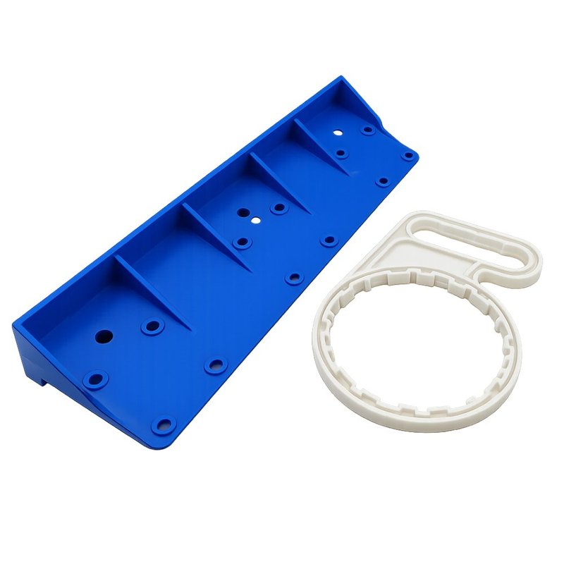 Filtru apa triplu Everline racord 3/4" FF lungime 10" + cartus carbune/bumbac/sita - EWY-3F34/10