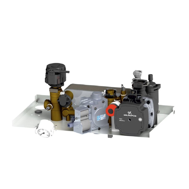 Centrala termica in condensare Motan Condens Plus 100 25 C38GC25V1, 25kW, incalzire si ACM