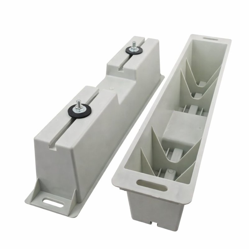 Consola pardoseala ABS pentru AC, 500x90x120 mm  (setul contine 2 suporti)