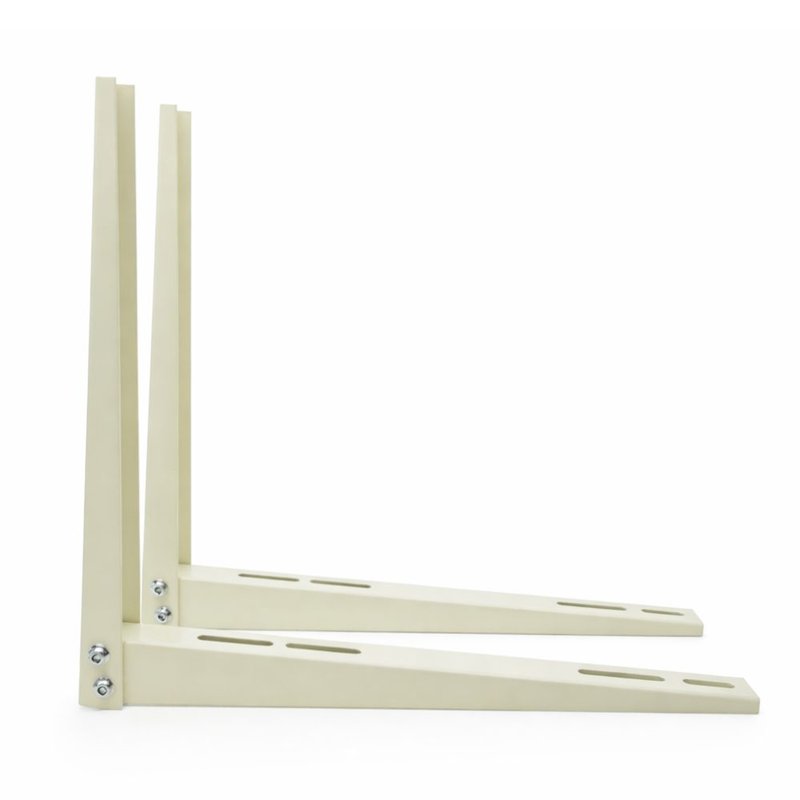 Set console AC rabatibile metal albe 470 x 530  (setul contine 2 brate)spate