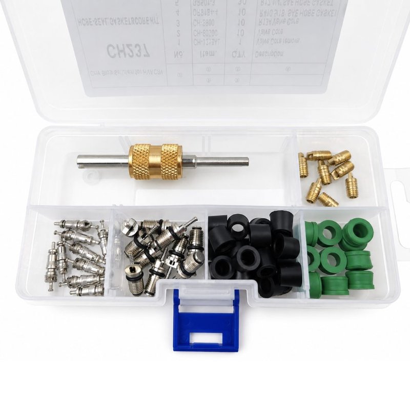 Set garnituri si ventile aer conditionat CH237, freon R134a, R410a si R12 4