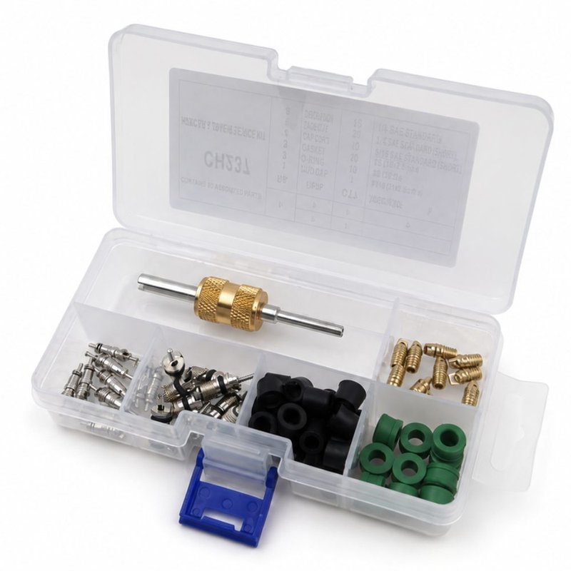 Set garnituri si ventile aer conditionat CH237, freon R134a, R410a si R12 2