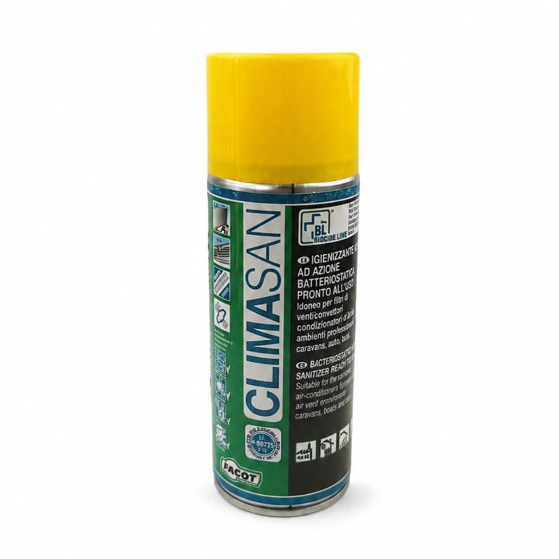 Solutie dezinfectanta spray pentru instalatie aer conditionat Facot Climasan Spray 400 ml, CLISAN0400 1