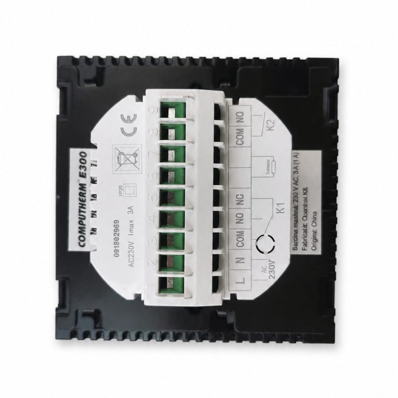 Cronotermostat programabil control WiFi Computherm E300 pentru ventiloconvectoare si ventilatoare 2