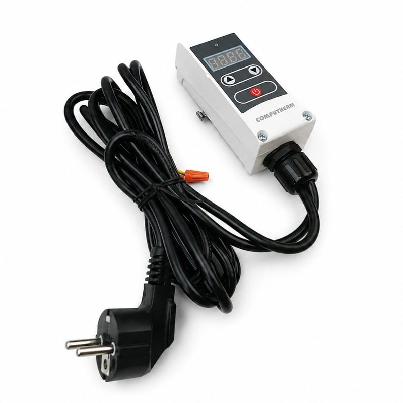 Termostat digital cu senzor contact Computherm WRP-100GD, Control pompa circulatie, Functie anti-inghet, Anti-blocare 5