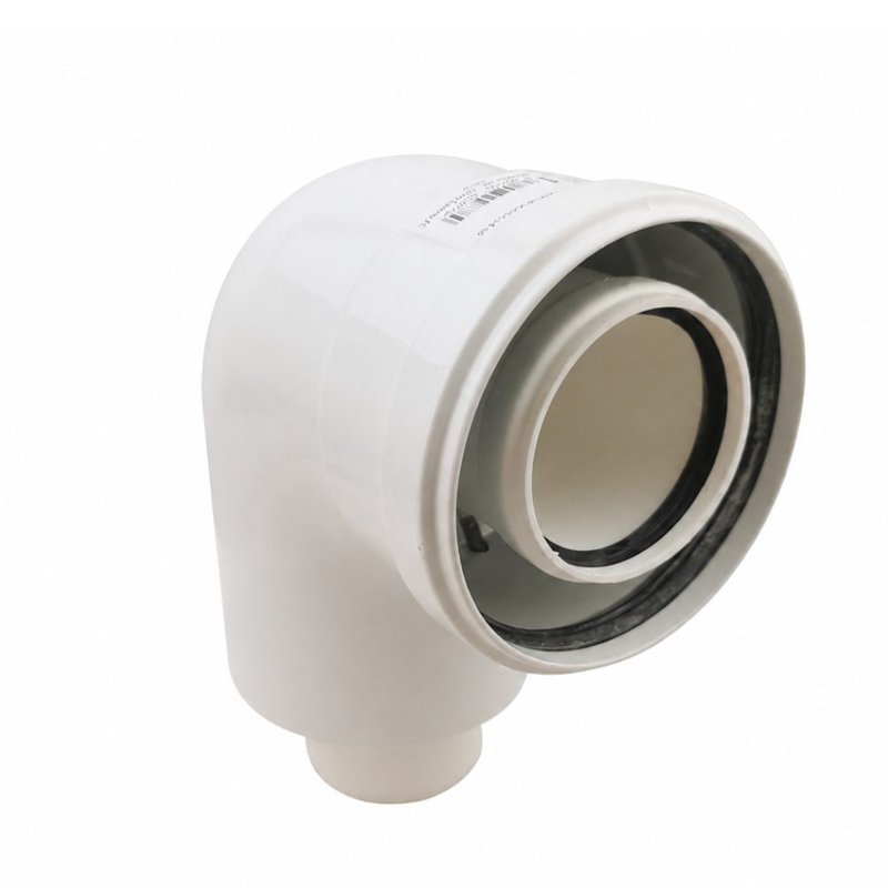Cot evacuare centrala termica condensare ATI Tip 01, PP/ALL, 60 / 100, WBCUR61001 4