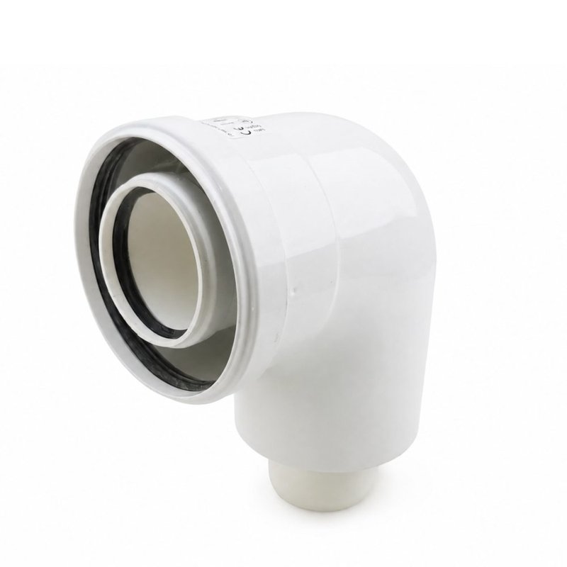 Cot evacuare centrala termica condensare ATI Tip 01, PP/ALL, 60 / 100, WBCUR61001 3