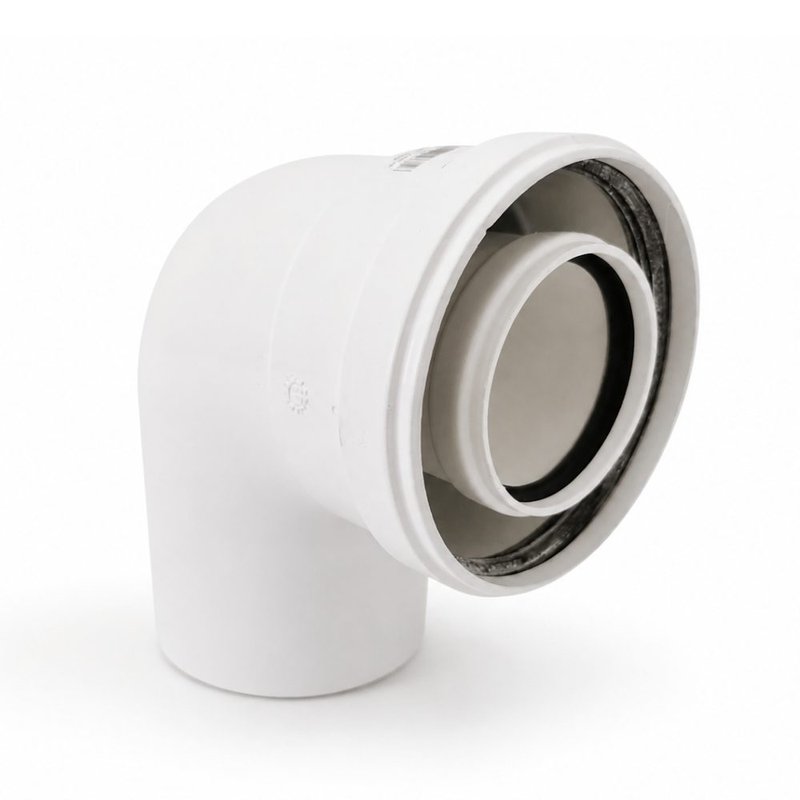 Cot evacuare centrala termica condensare ATI Tip 02, PP/ALL, 60 / 100, WBCUR61002 3