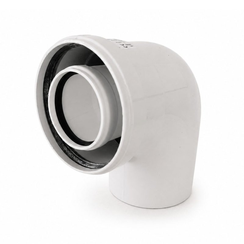 Cot evacuare centrala termica condensare ATI Tip 02, PP/ALL, 60 / 100, WBCUR61002 4