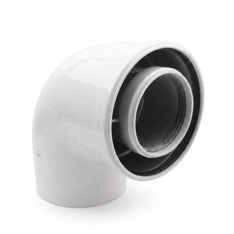 Cot prelungire centrala termica clasica ATI 90 grade, 60 / 100, 2-9610PMF 5