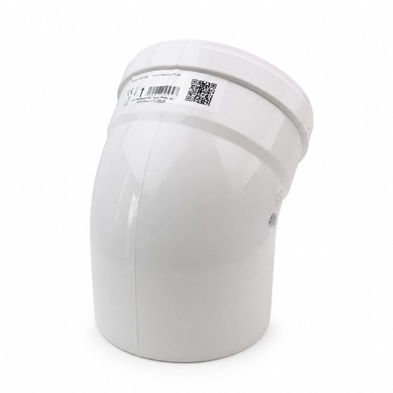 Cot prelungire evacuare centrala termica condensare ATI 45 grade, PP/ALL, 80 / 125, WBCUR45 2