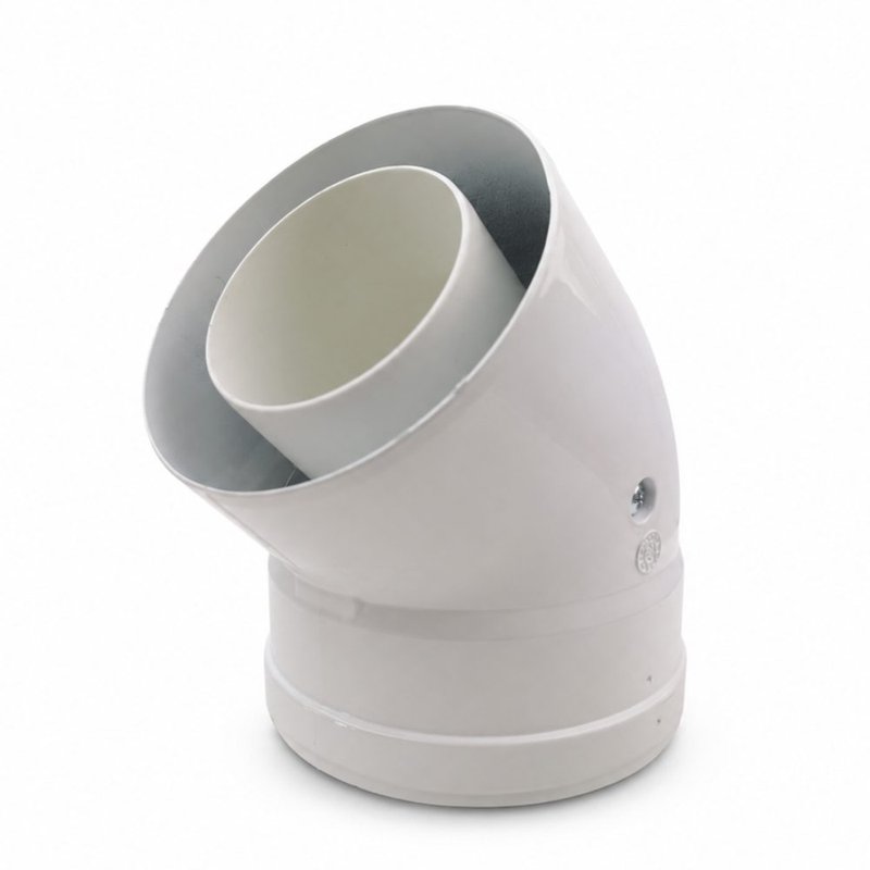 Cot prelungire evacuare centrala termica condensare ATI 45 grade, PP/ALL, 80 / 125, WBCUR45 3
