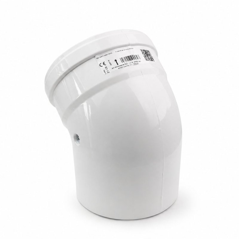 Cot prelungire evacuare centrala termica condensare ATI 45 grade, PP/ALL, 80 / 125, WBCUR45 6