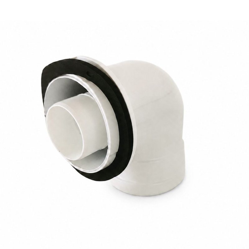 Cot evacuare centrala termica condensare ATI Tip 03, PP/ALL, 60 / 100, WBCUR61003 1