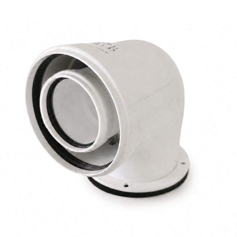 Cot evacuare centrala termica condensare ATI Tip 03, PP/ALL, 60 / 100, WBCUR61003 5
