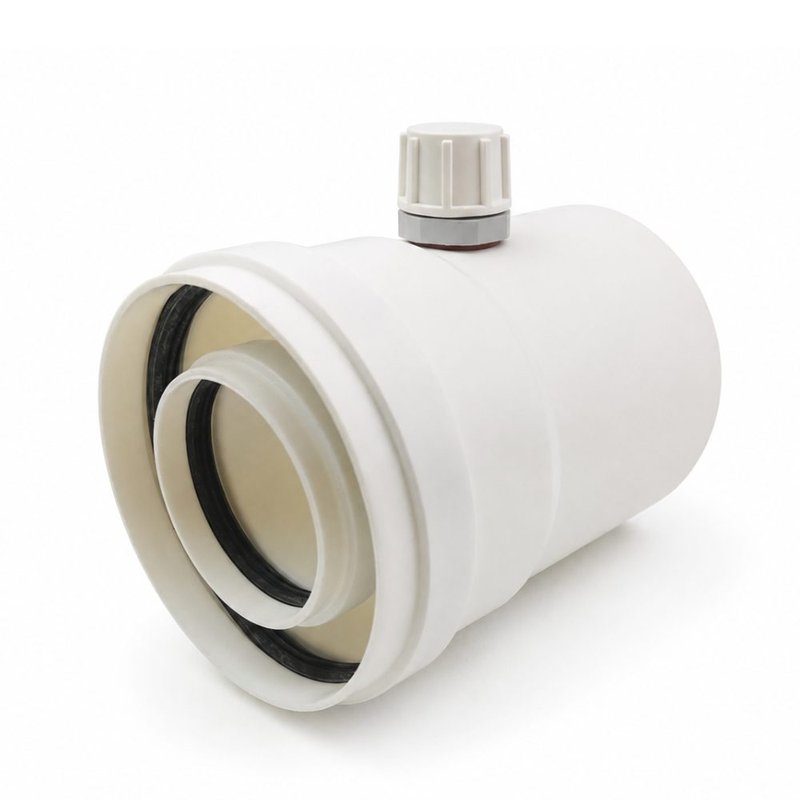 Evacuare verticala centrala termica condensare ATI Tip 1, diametru 60 / 100, PP / PP, WBPP61001 1