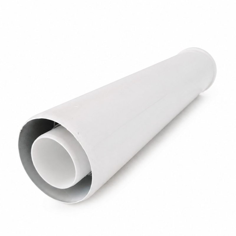Prelungire evacuare centrala termica condensare ATI 0.5 m, diametru 60 / 100, PP/ALL, WBPC610050 1