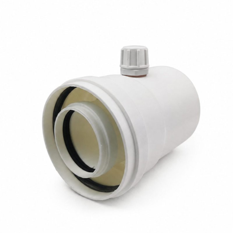 Evacuare verticala centrala termica condensare ATI Tip 3, diametru 60 / 100, PP / PP, WBPP61003 1