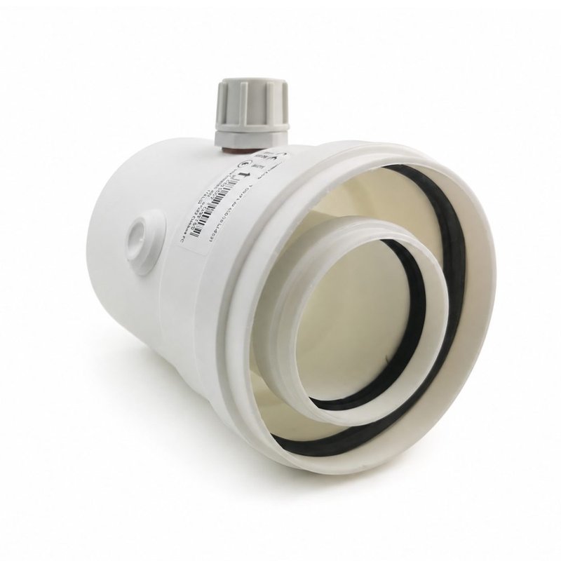 Evacuare verticala centrala termica condensare ATI Tip 7, diametru 60 / 100, PP / PP, WBPP61007