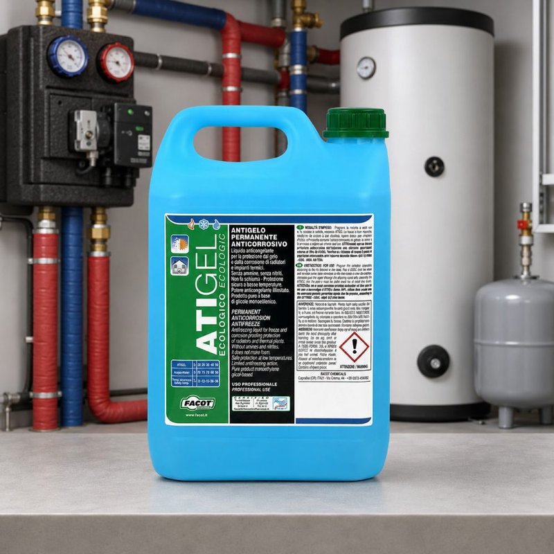 Antigel pentru instalatii termice sau solare Facot ATIGEL 12 Kg, ANTIK012 3