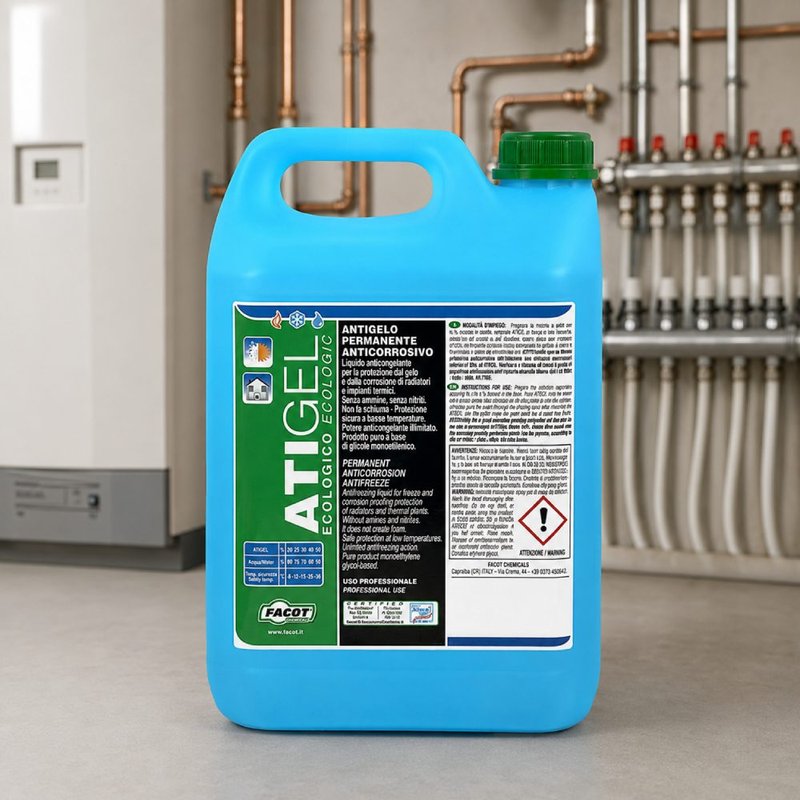 Antigel pentru instalatii termice sau solare Facot ATIGEL 6 Kg, ANTIK006 1