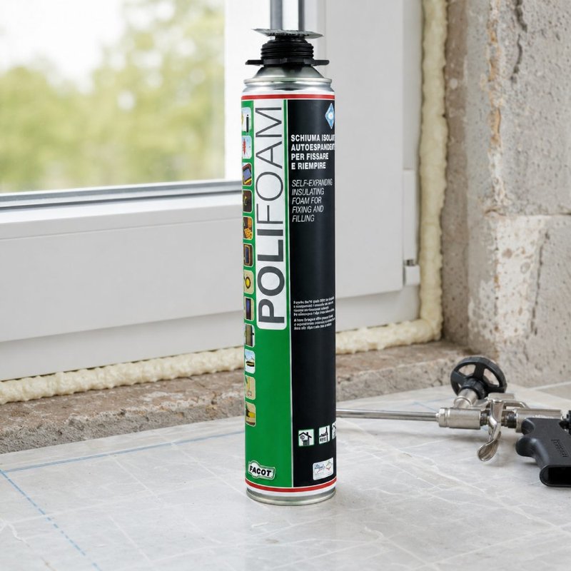 Spuma montaj 750 ML pentru pistol, Facot Polifoam, POLIA750 2