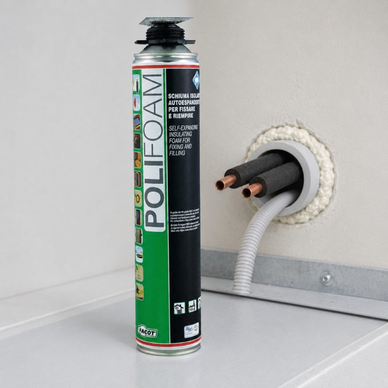Spuma montaj 750 ML pentru pistol, Facot Polifoam, POLIA750 1
