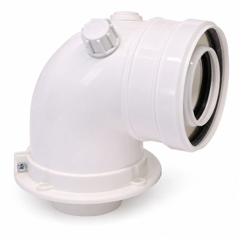 Cot evacuare centrala termica condensare ATI Tip 07, PP/PP, diametru 60 / 100, WBPPCUR61007 2