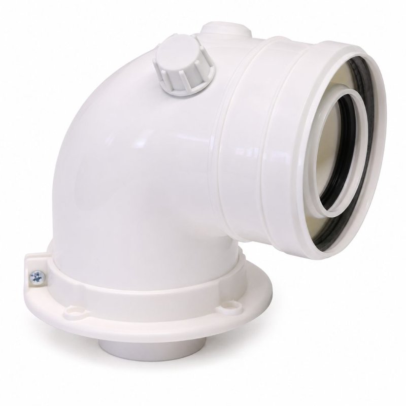 Cot evacuare centrala termica condensare ATI Tip 09, PP/PP, diametru 60 / 100, WBPPCUR61009