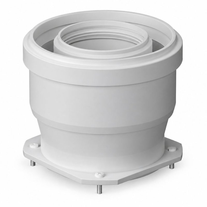 Plecare verticala kit evacuare centrala termica condensare ATI Tip 10, diametru 80 / 125, PP / PP, WBPP61010, Compatibil Immergas 2