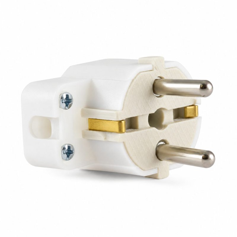 Stecher ceramic cu contact de protectie si inel 16A2