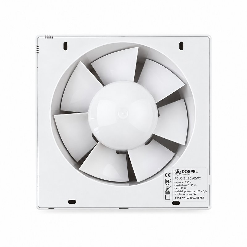 Ventilator baie jaluzele automate si temporizator Dospel Polo 5 120 AZWC 2