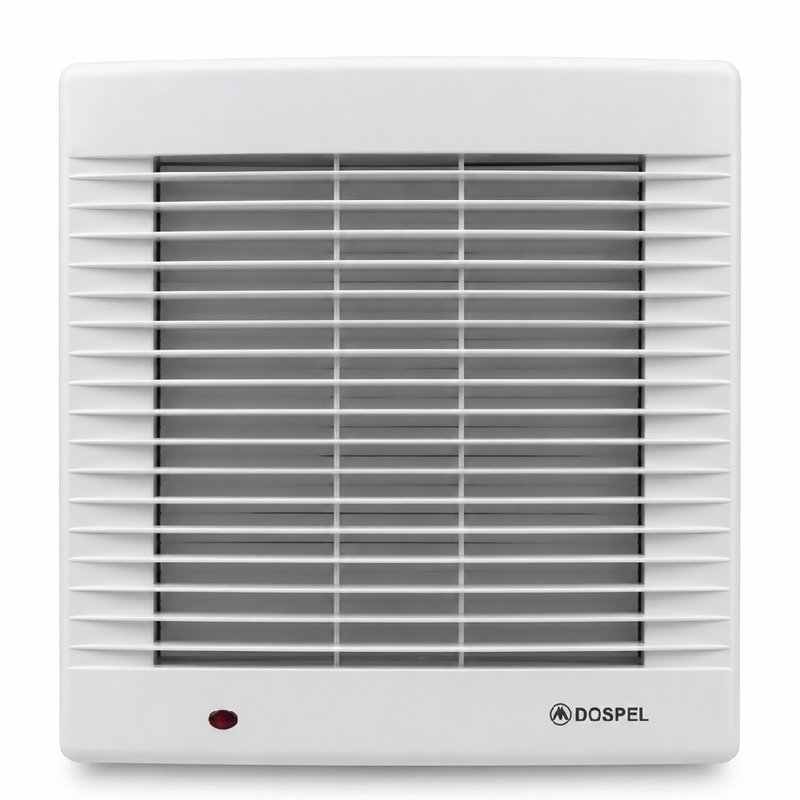 Ventilator casnic axial cu jaluzele automate si temporizator Dospel Polo 6 150 AZWC 1