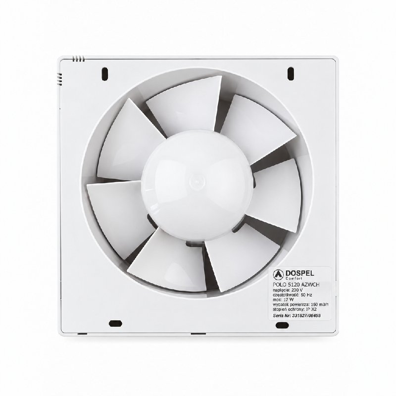 Ventilator casnic jaluzele automate, temporizator si senzor umiditate Dospel POLO 5 120 AZWCH 23