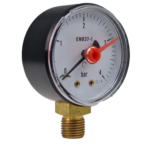 Manometru presiune 4 bar Kramer, racord 1/4, 0300