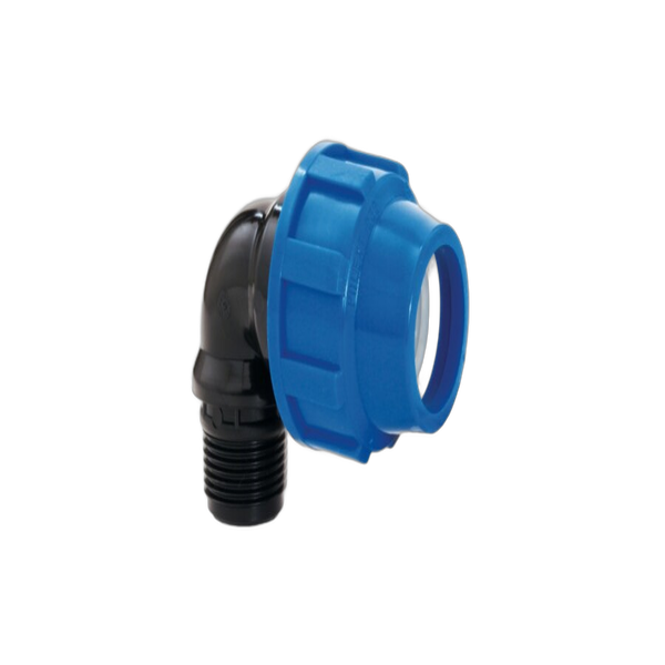 Cot compresiune PeHD 40x1 1/4 FE, D 40 mm, filet exterior Poliext - Prompt Service