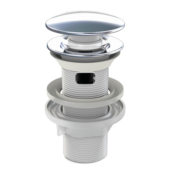 Ventil quick clack pentru lavoar, 100, 1''1/4, inox, Wirquin, 30950177 - Prompt Service