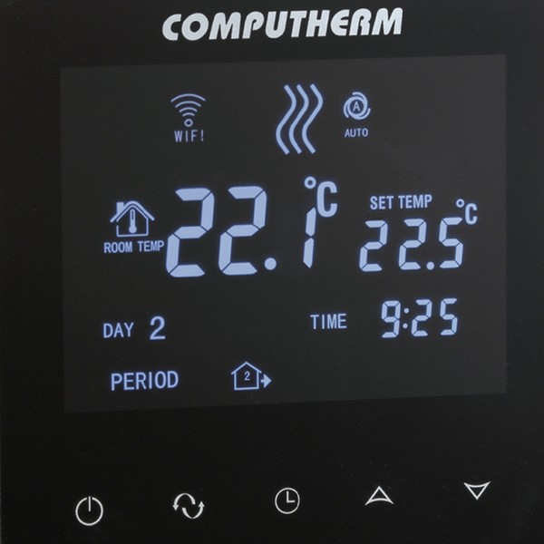 Cronotermostat programabil control WiFi Computherm E300 pentru ventiloconvectoare si ventilatoare