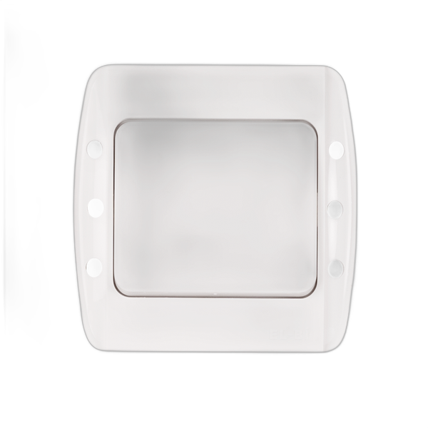 Intrerupator simplu incastrat Elbi Zirve 10A, EL0000039, alb - Prompt Service