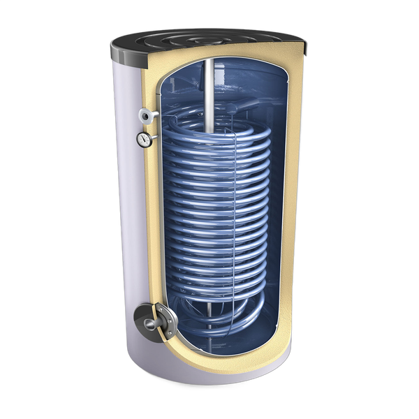 Boiler termo apa calda pentru sisteme pompa caldura Tesy EV 2X14S 800 95 HP DN18, 800 litri, o serpentina, clasa eficienta C, 305407