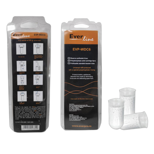 Rezerve de polifosfat pentru filtru Everline, 6 bucati, EVP-WDC6 - Prompt Service