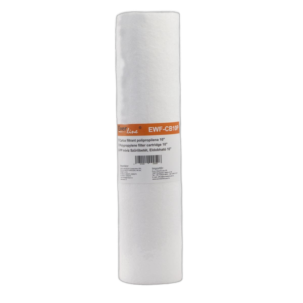 Cartus filtrant polipropilena, lungime 10" Everline, EWF-CB10P - Prompt Service
