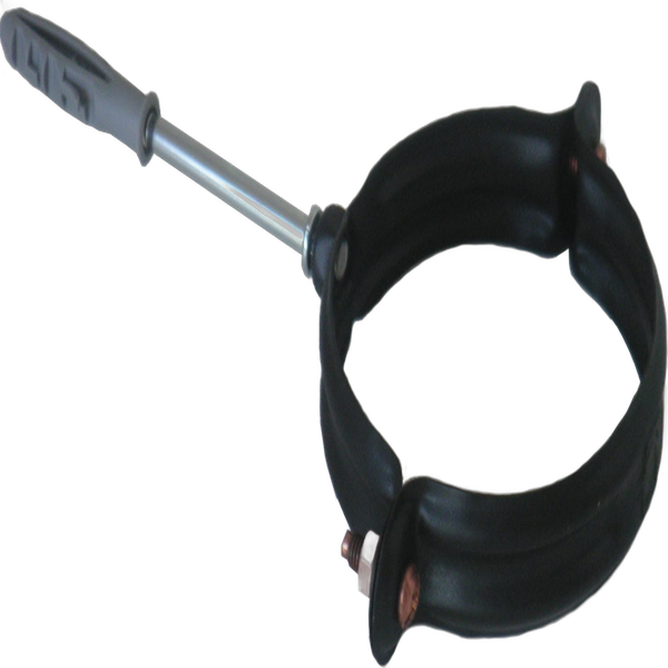 Colier prindere tub ATI NS14-100, diametru 100 mm, inox vopsit negru - Prompt Service