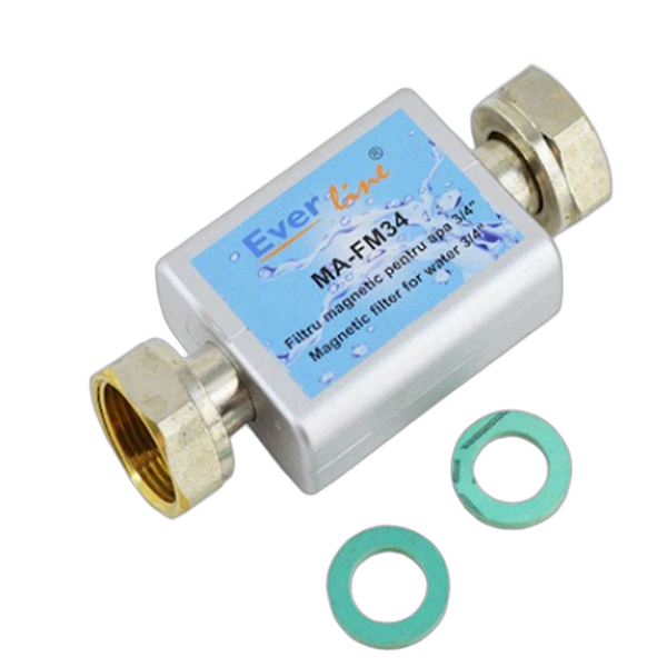 Filtru magnetic Everline 3/4" FI, filtru anticalcar - Prompt Service