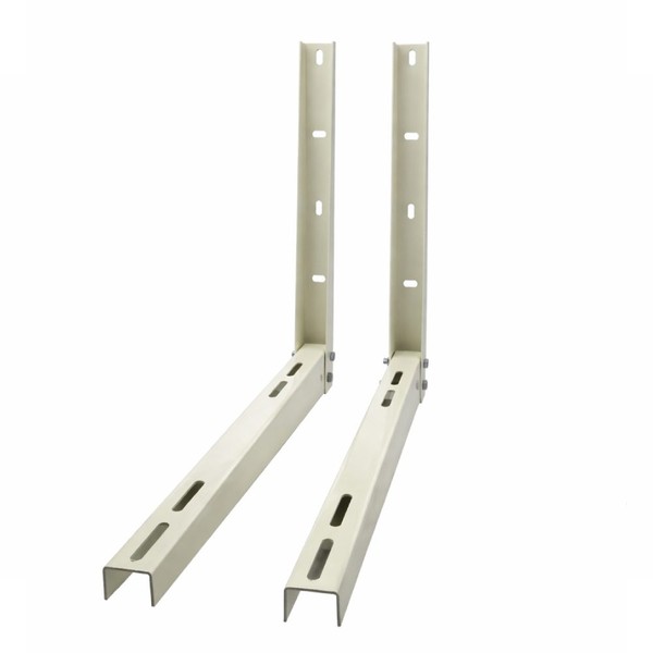 Set console AC rabatibile metal albe 500 x 630   (setul contine 2 brate)