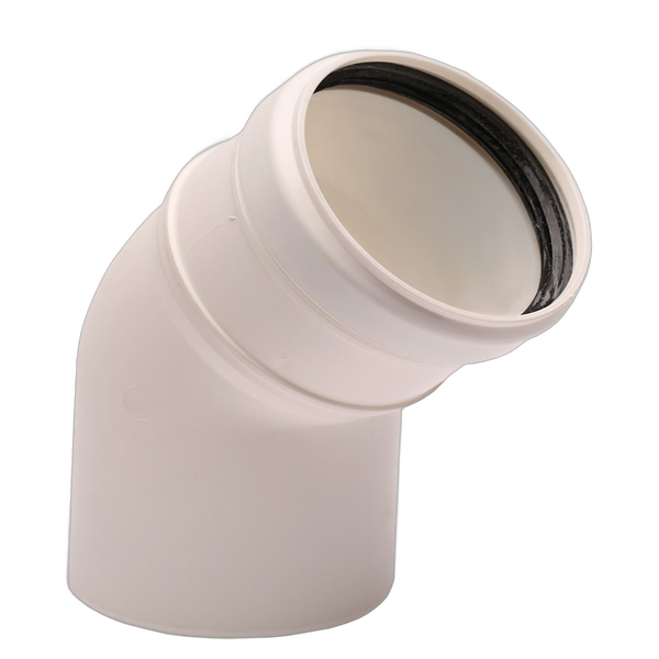 Cot evacuare gaze arse centrale termice condensare ATI WB2-48P, diametru 80 mm, 45 grade, plastic - Prompt Service